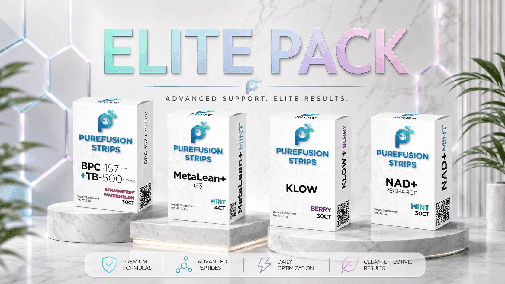 VH Elite Pack — all four PureFusion strips